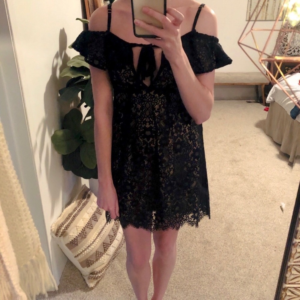 For Love & Lemons Black Dress